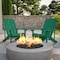 Flash Furniture Green Poly Resin Adirondack Chair 2PK 2-JJ-C14501-GRN-GG - alternate 1